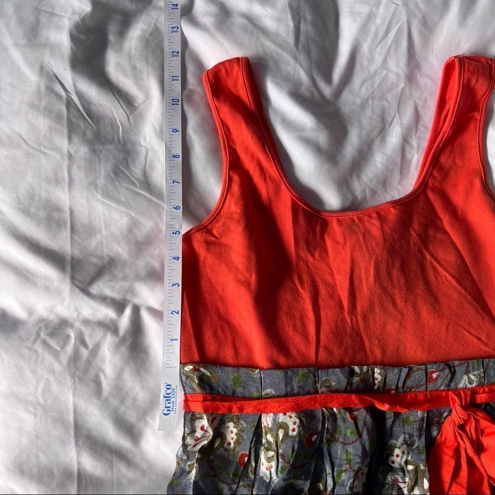 floral print empire waist sleeveless dress - Picture 9 of 15